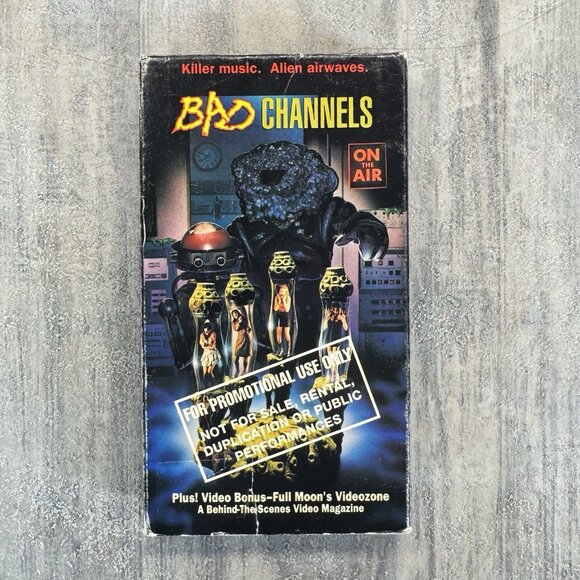 Bad Channels Full Moon Pictures VHS. RARE!!!   Horror/Zombie/Cult/Monsters - Picture 4 of 7